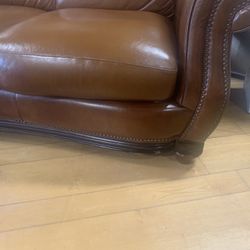 Elegant Genuine Leather sofa( Excellent Condition )
