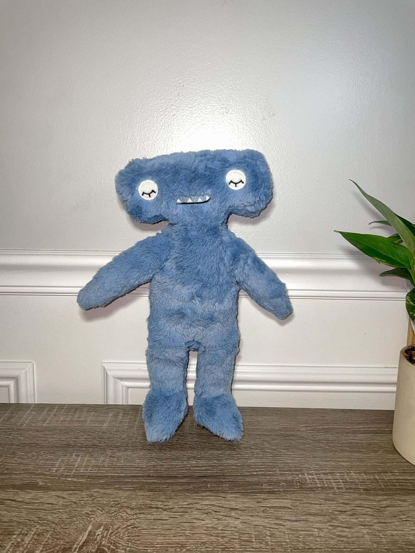 Slumberkins Pacific Hammerhead Kin 14" Plush Blue Gray Stuffed Animal Plush.(#16