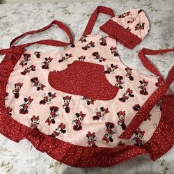 Minnie Ruffled Kids Apron