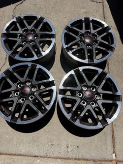 18” OEM Toyota Tacoma TRD rims