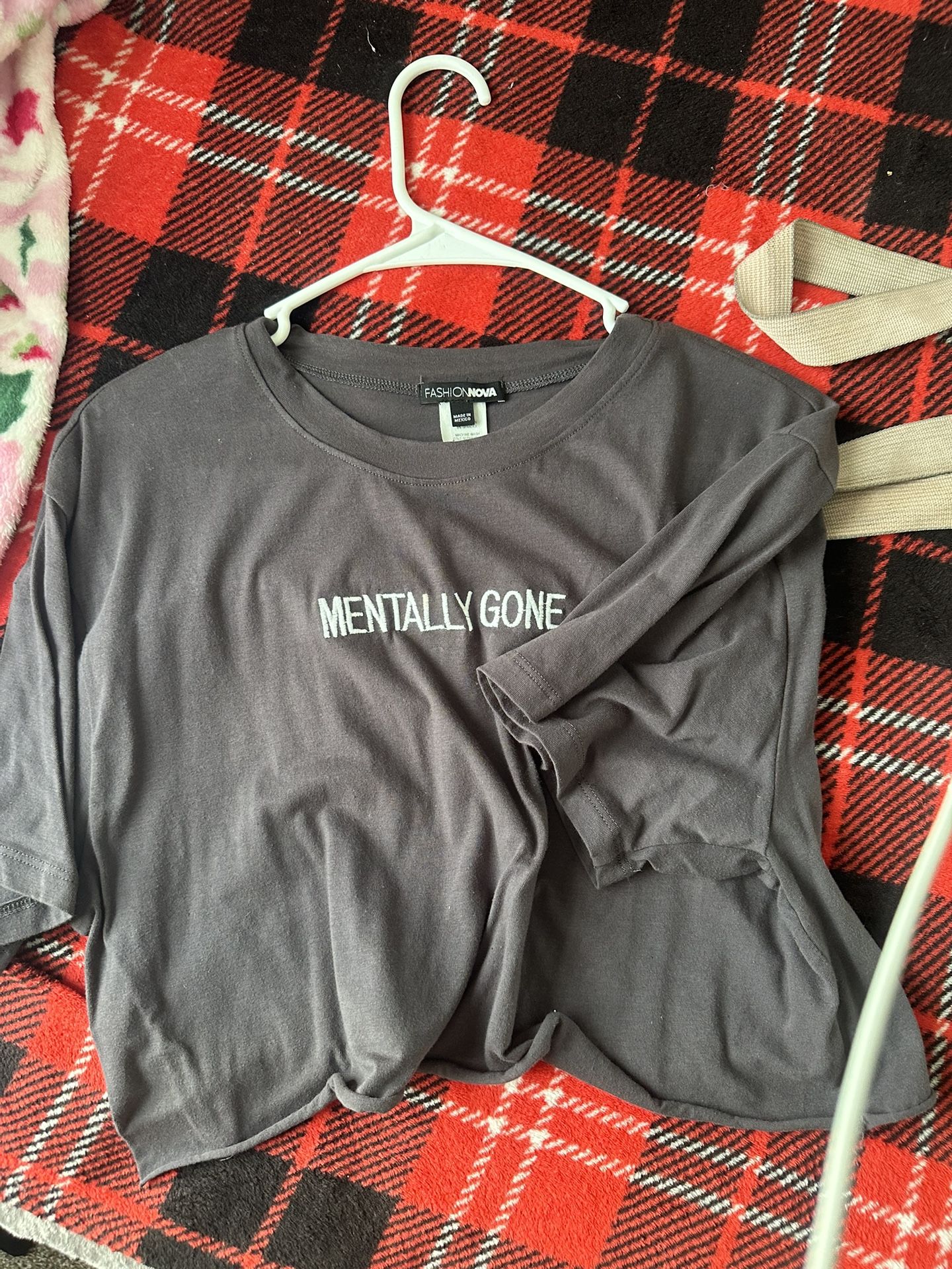 “Mentally Gone” Cropped Tee
