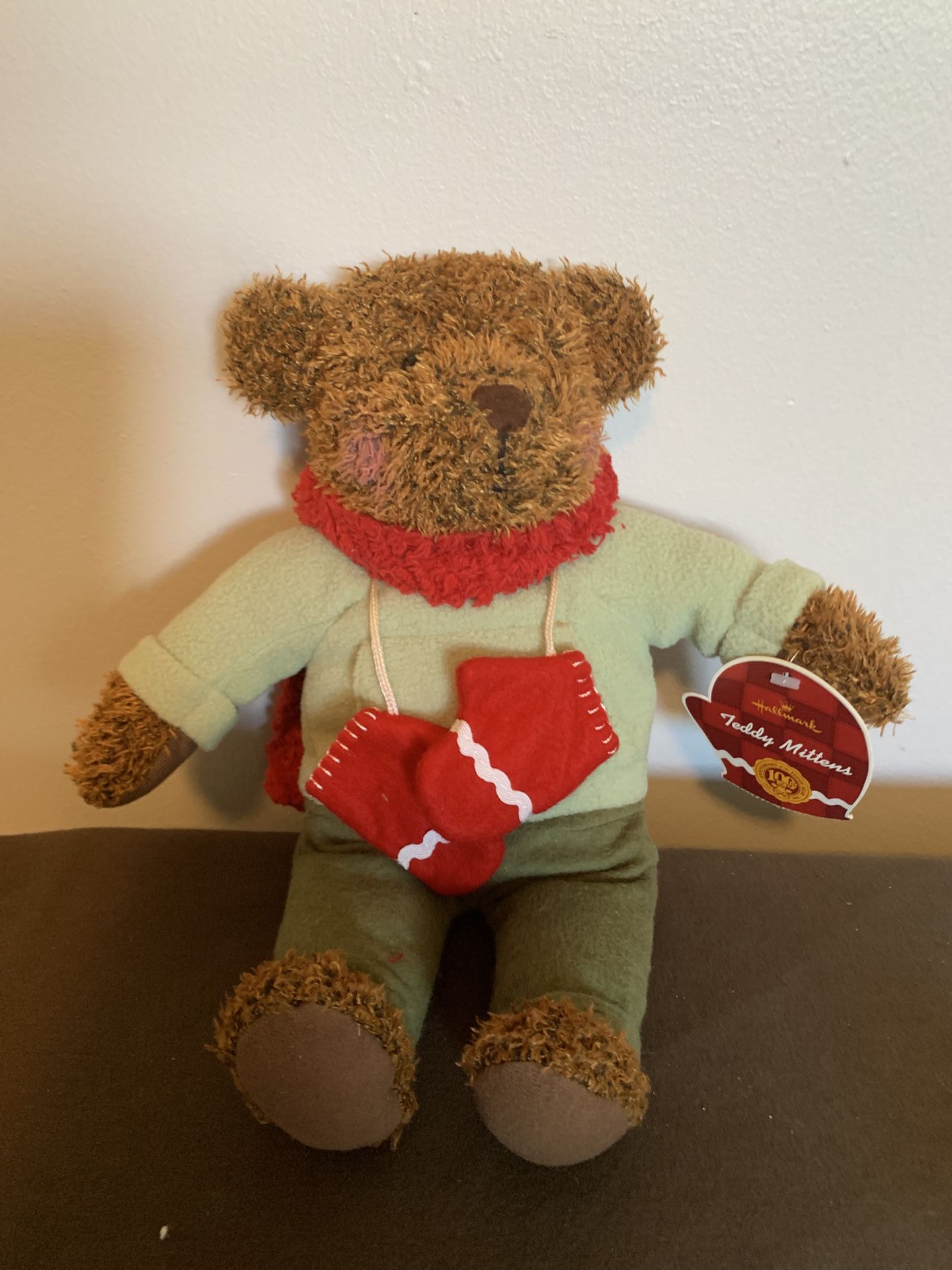 Teddy Bear With Scarf & Mittens By Hallmark
