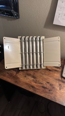 Catalog rack.