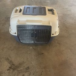 Pet Carrier. 34” Wide By 20” Deep By 24” Tall