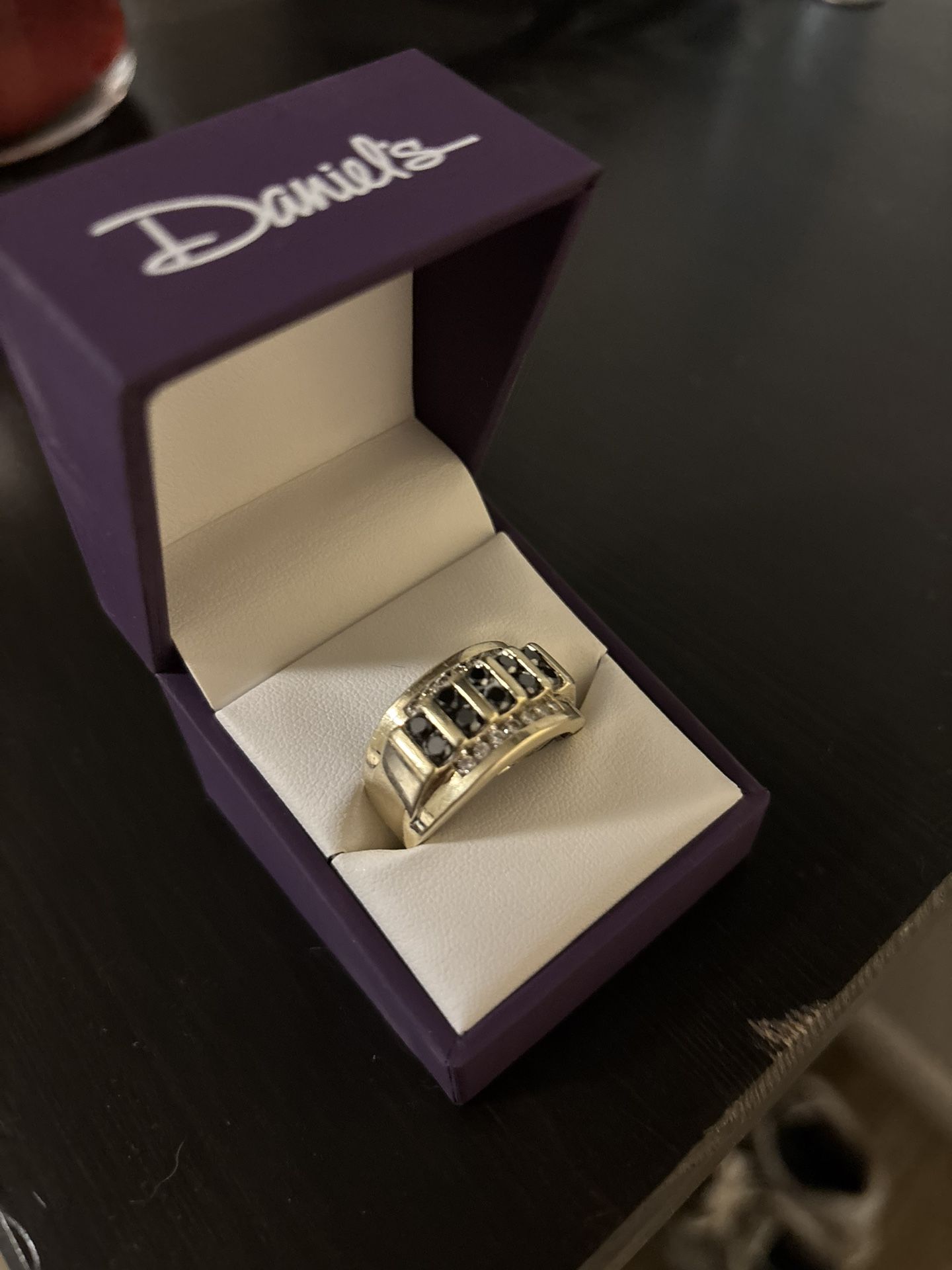 Size 11 Men’s Diamond And Gold Wedding Ring