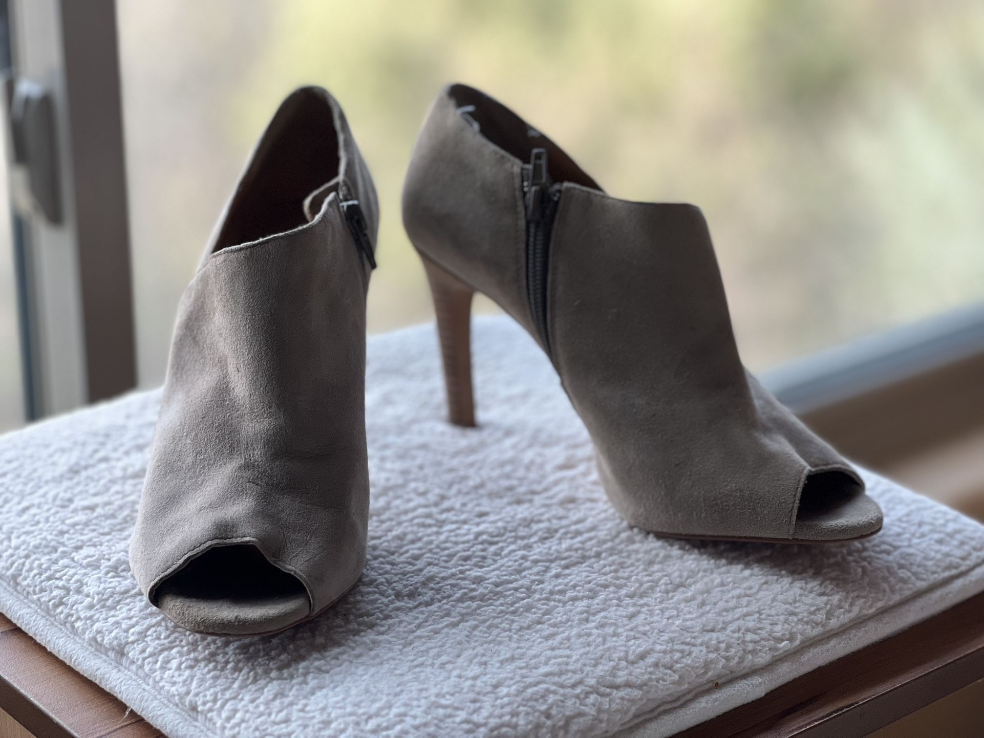 Suede High Heel Boots