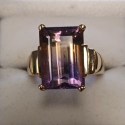 14 Karat Ametrine Ladies Ring