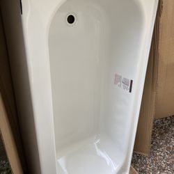 Bootz Industries Aloha 60 in. x 30 in. Alcove Soaking Bathtub with Left Drain in White 