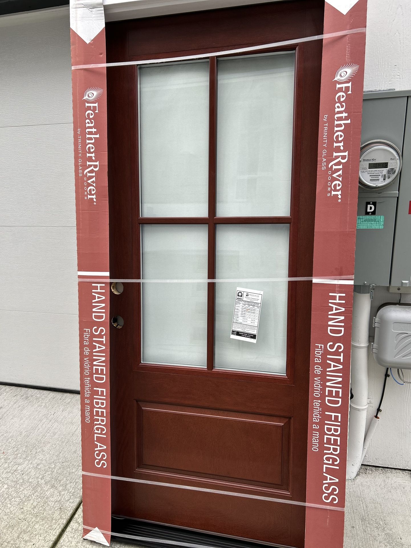 36 in. x 80 in. Right Hand Front Door NEW