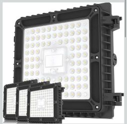 4 Pack HYPERLITE Commercial Canopy Light 65W: 8450LM UL Listed Outdoor Industrial Square Aluminum for Parking Garage Gas Station Warehouse 4 Pack