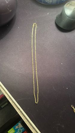 14 karat gold rope chain 4mm