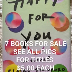 BOOKS $5.00 EACH - SEE ALL PICS AND TITLES