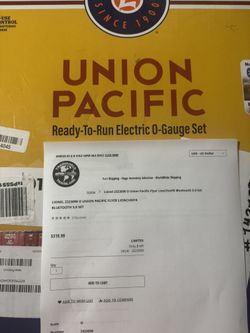 Lionel (contact info removed) Union Pacific Lionchief Bluetooth 5.0 Set