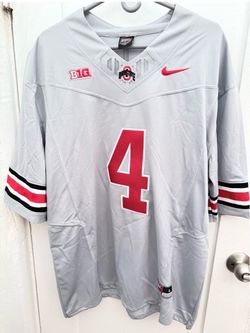 Brand new - Nike Ohio State Jeremiah Smith Jersey (Grey) - Large