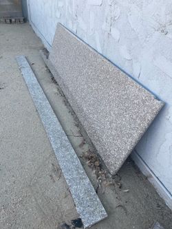 Granite slab and backsplash
