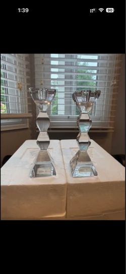 Lenox Ovation Carat candlesticks