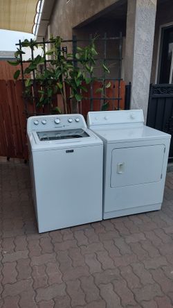 Washer and gas dryer