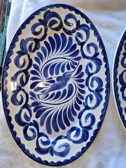 PLADDERS-ANFORA BLUEPRINT SERVING PLATTERS