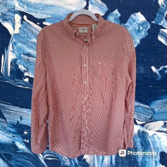 Mens Dockers Checkered Dress Shirt