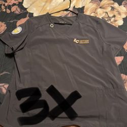 Lemoore College scrub top