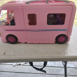 Pink Barbie Camper $20