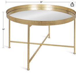 Kate And Laurel, 28 Inch Coffee Table