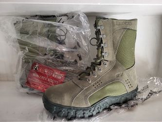 Rocky, Tactical Steel Toe Boots, S2V 6108, Military Sage Green, Men's 9W