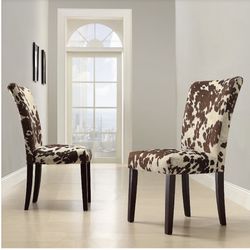 Cowhide Table Chairs
