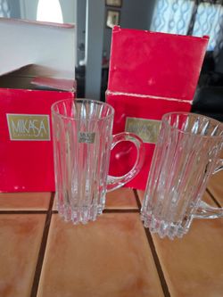 Mikasa beer mugs