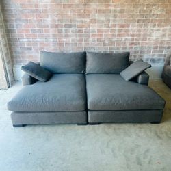 Room And Board Metro Chaise Sofa -Delivery Available