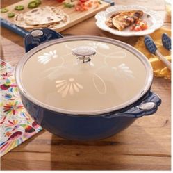 Cacerola De 5 qt Hierro Forjado De Princess House