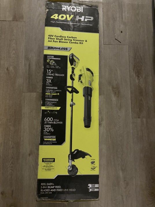 **π₯ RYOBI 40V HP Cordless Combo Kit - Leaf Blower FfSALE PRICE: $180** (Retail $350+)
**NEW IN BOX**
*