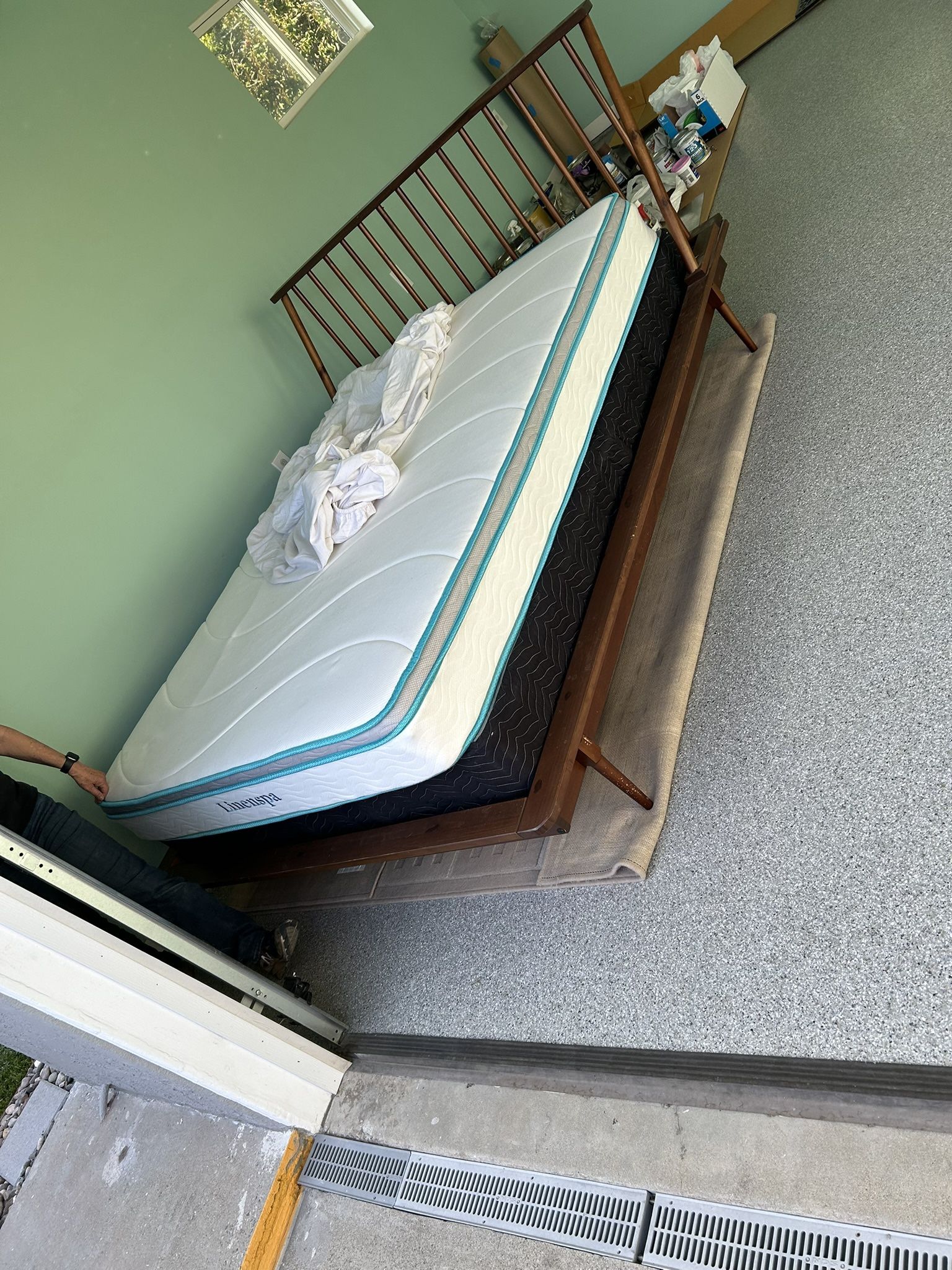 Free Full Size Latex Mattress And Box Spring