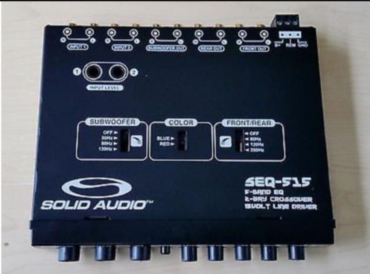 Preamp solid audio 5band 15v new