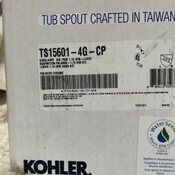 Kohler Chrome Shower Head & Tub Spout