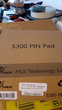 S300 pin pad credit card processor