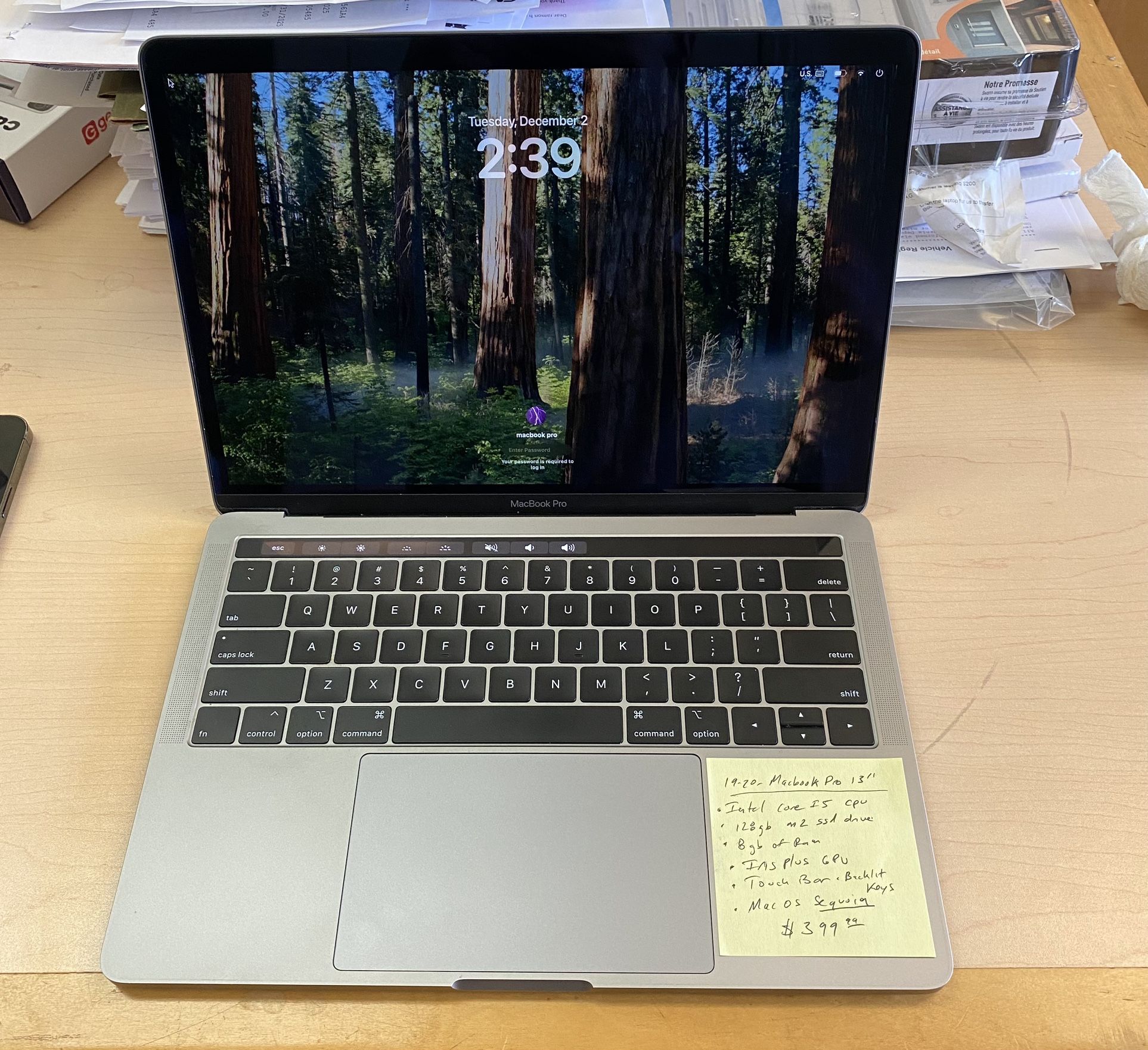 19-20 MacBook Pro 13”