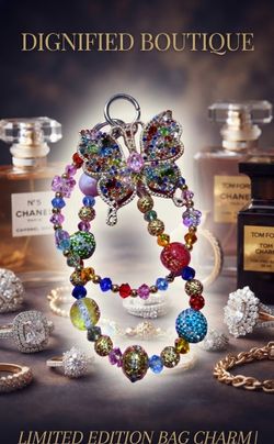 STUNNING BUTTERFLY Bag Charms🦋