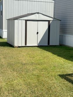 Metal Storage Shed with Double Doors