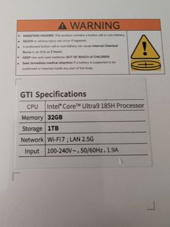 Brand new sealed GT ultra Beelink mini pc!