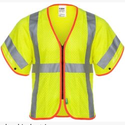 Lakeland V10AM0123ZL FR/AR Static Dissipative Hi-Vis Vest