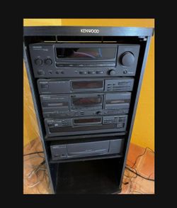 Kenwood Surround Sound Speaker System – JL-1105 Towers + CRS-155 Center & Rears – Great Condition