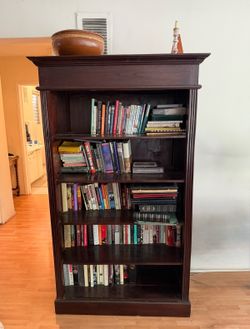 Large Wood Bookcase - 6 Feet Tall