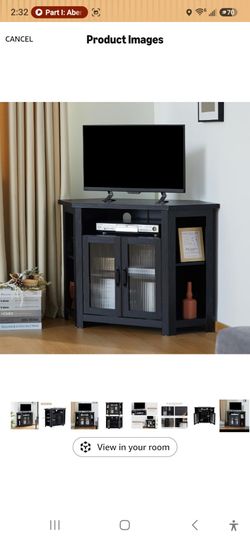 Corner Tv Stand (black)