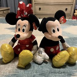 Classic Mickey & Minnie Plushies