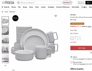 Full dining set: Nortake : 44 piece. Excellent condition