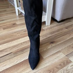 Madden Girl Fireflyy Black Boots 7.5