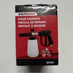Pressure Washer Gun w/ Foam Cannon: Includes Stubby Trigger and 5 Nozzle Tips