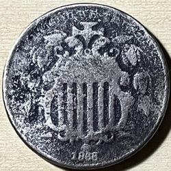 1868 Shield Nickel