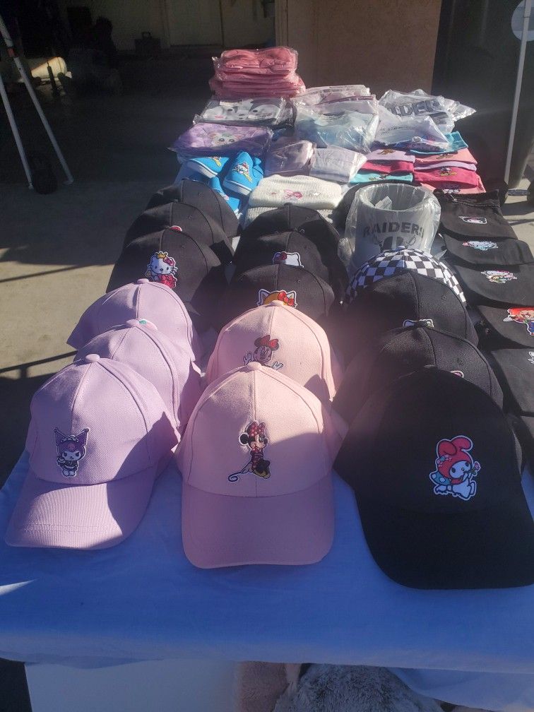 New Children's Clothing, Hats , Hello Kitty Bags Purses. Doctor Seuss, Some Small Kids Shoes